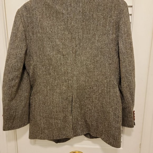 Harris Tweed Hand Woven Wool Sport Coat Blazer Size 42R - Picture 3 of 6